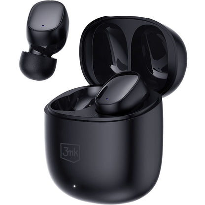 Handsfree Bluetooth 3MK FlowBuds, TWS, Black