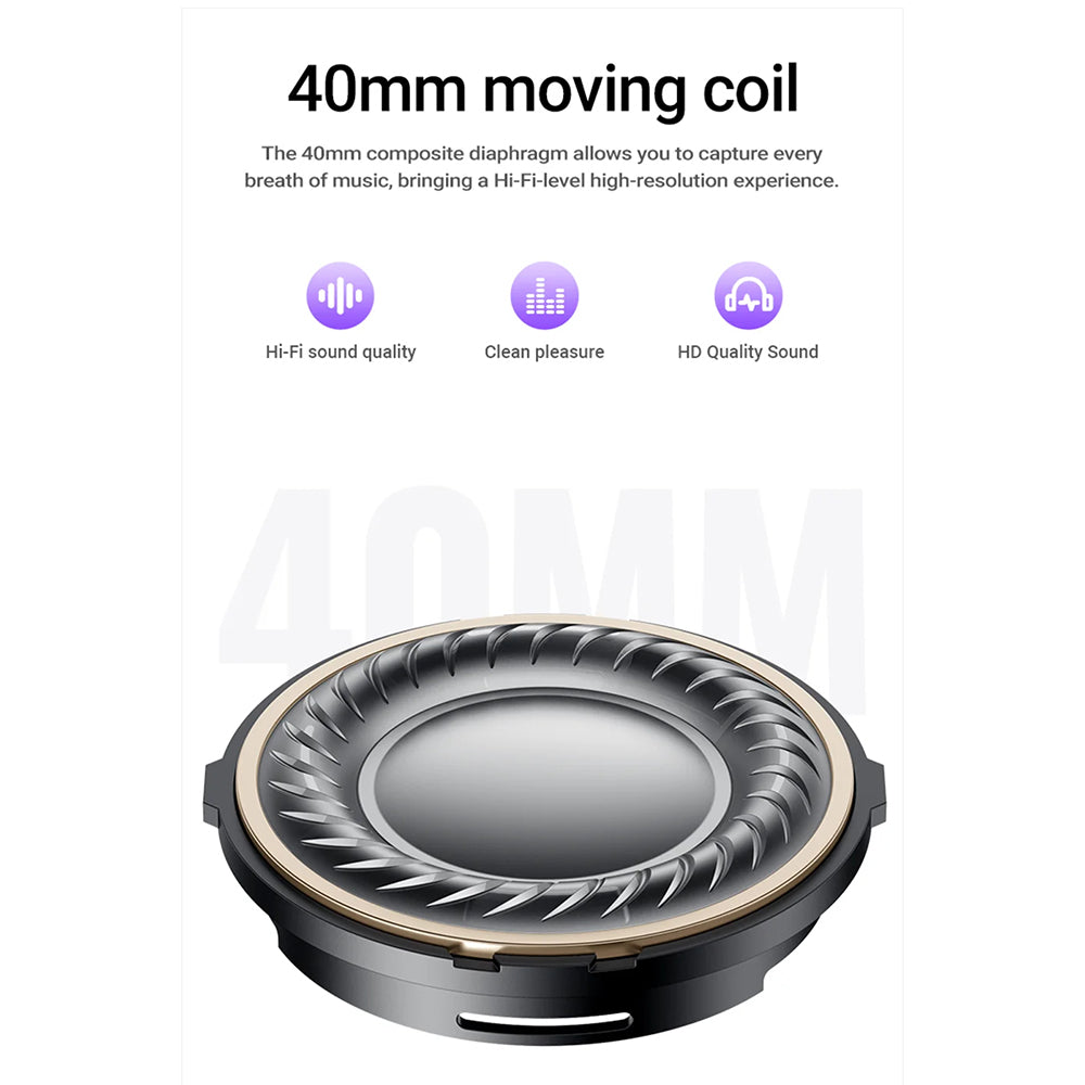 Handsfree Bluetooth Acefast H8, A2DP, ANC, Purple