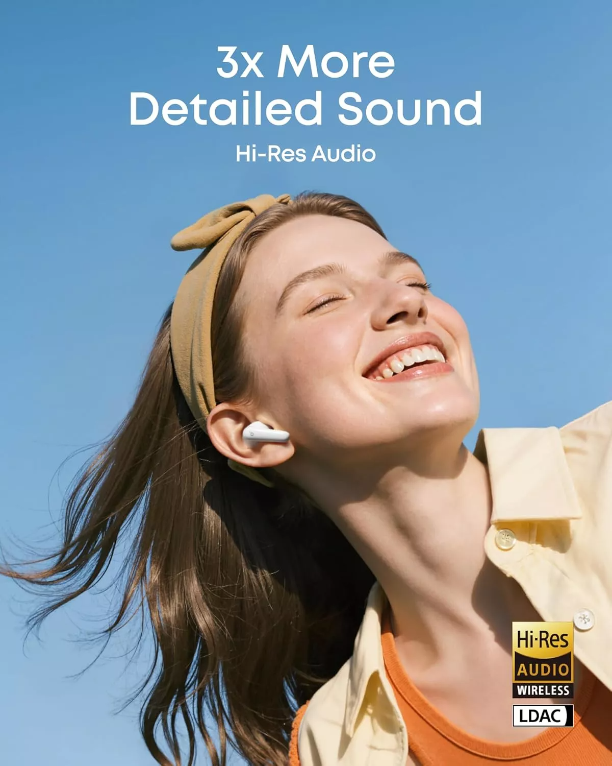Handsfree Bluetooth Anker Soundcore R60i, TWS, ANC, White D1202G21