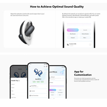 Handsfree Bluetooth Anker SoundCore AeroFit 2, TWS, Blue A3874G31