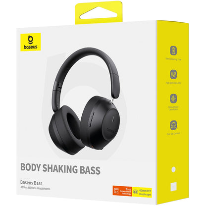 Handsfree Bluetooth Baseus Bass 30 Max, A2DP, Black