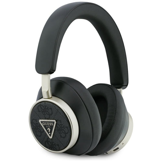 Handsfree Bluetooth Guess 4G Gold Triangle Logo, A2DP, Black