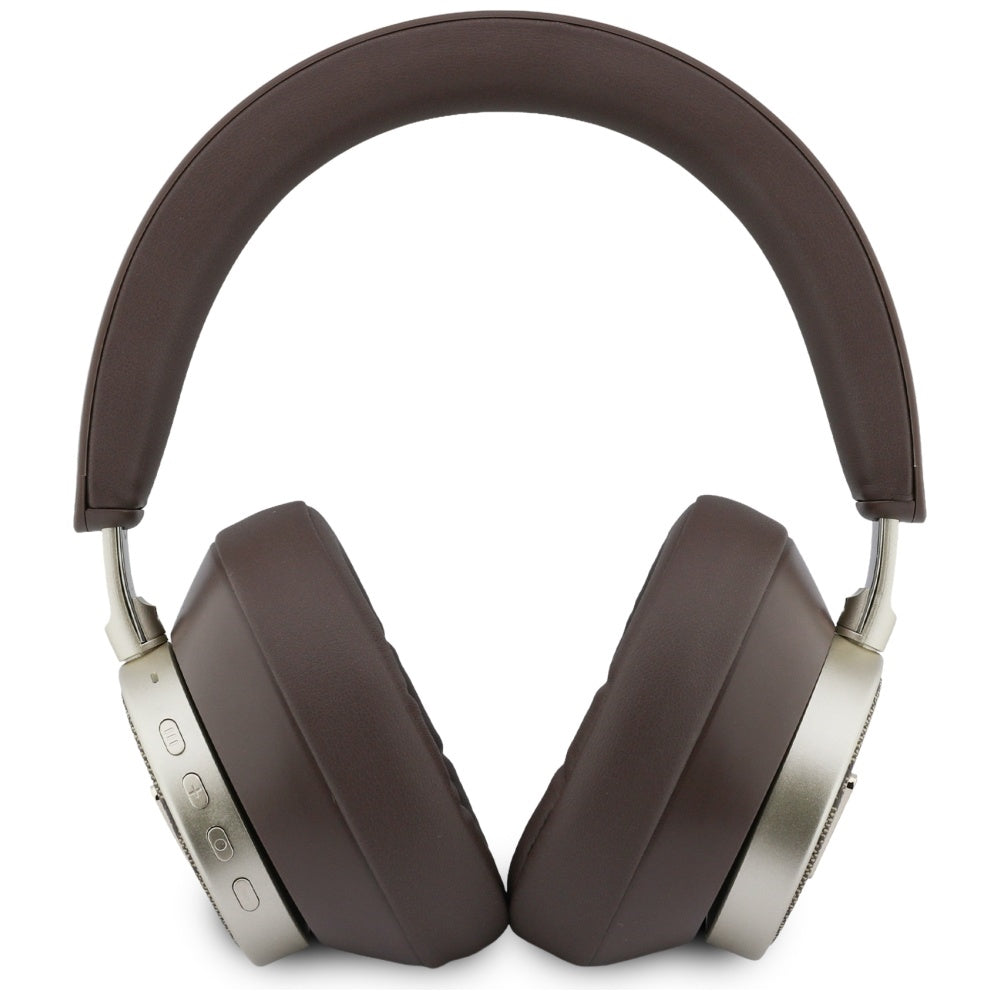 Handsfree Bluetooth Guess 4G Gold Triangle Logo, A2DP, Brown