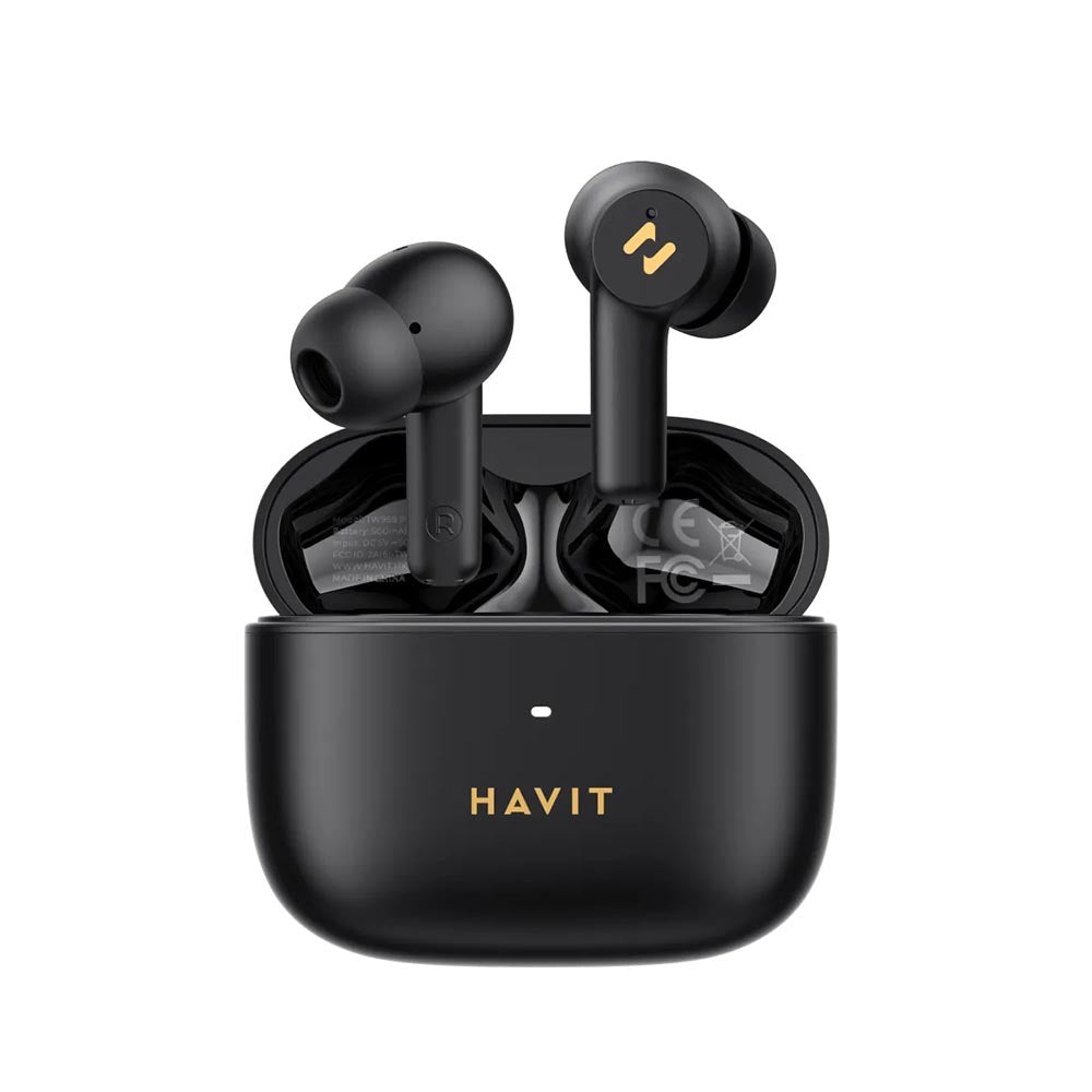 Handsfree Bluetooth HAVIT TW958 Pro, TWS, ANC, Black