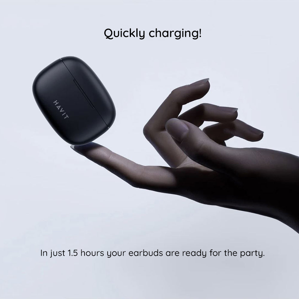 Handsfree Bluetooth HAVIT TW967 Pro, TWS, Black