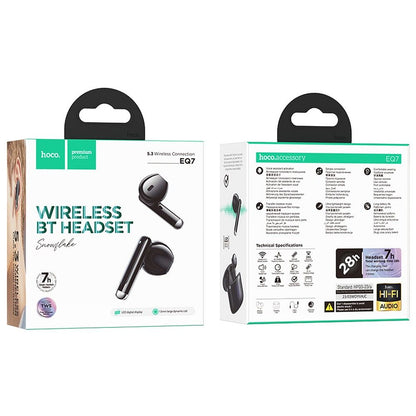 HOCO EQ7 Bluetooth Handsfree, TWS, Black