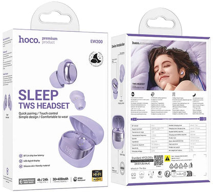 HOCO EW200 Bluetooth Handsfree, TWS, Purple