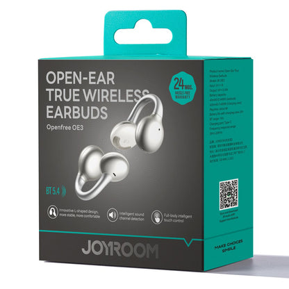 Handsfree Bluetooth Joyroom Openfree JR-OE3, TWS, Silver