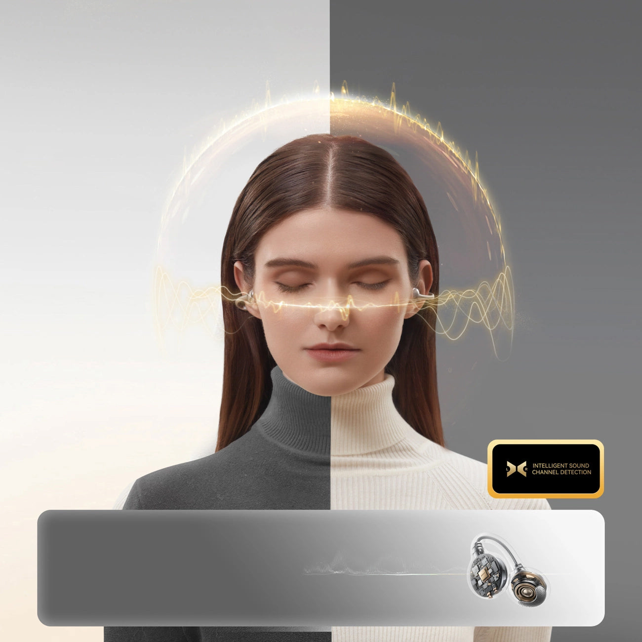 Handsfree Bluetooth Joyroom Openfree JR-OE3, TWS, Black