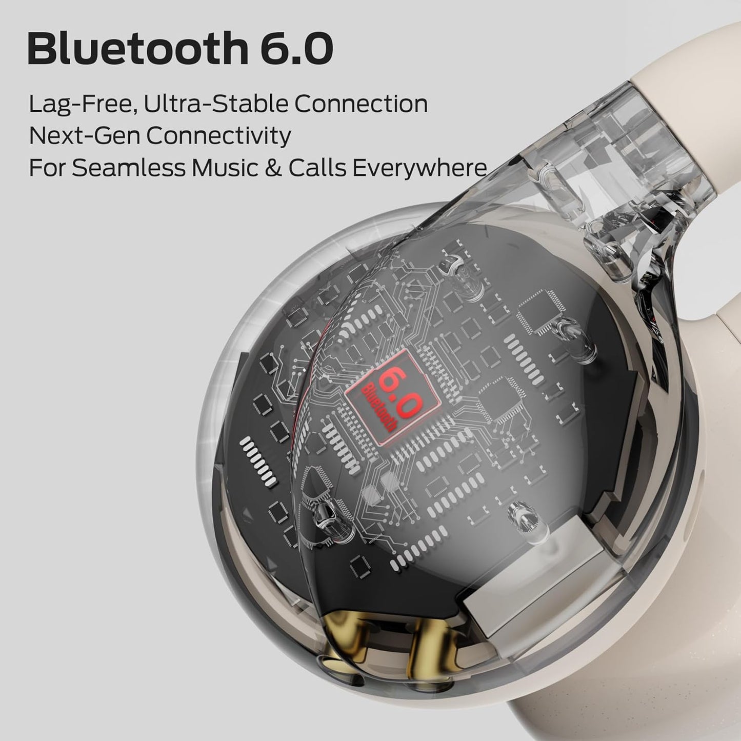 Handsfree Bluetooth Monster AC225, TWS, Light Cream