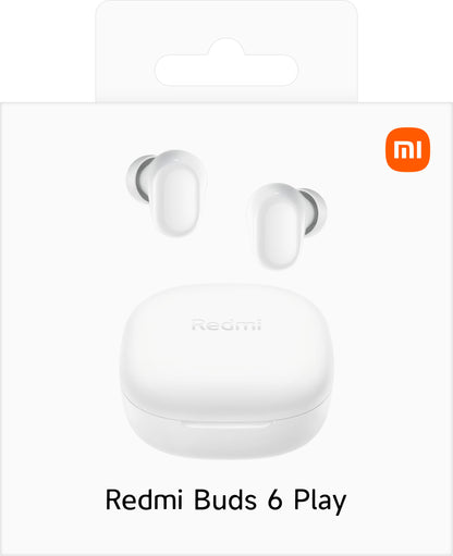 Handsfree Bluetooth Xiaomi Redmi Buds 6 Play, TWS, ANC, White BHR8773GL