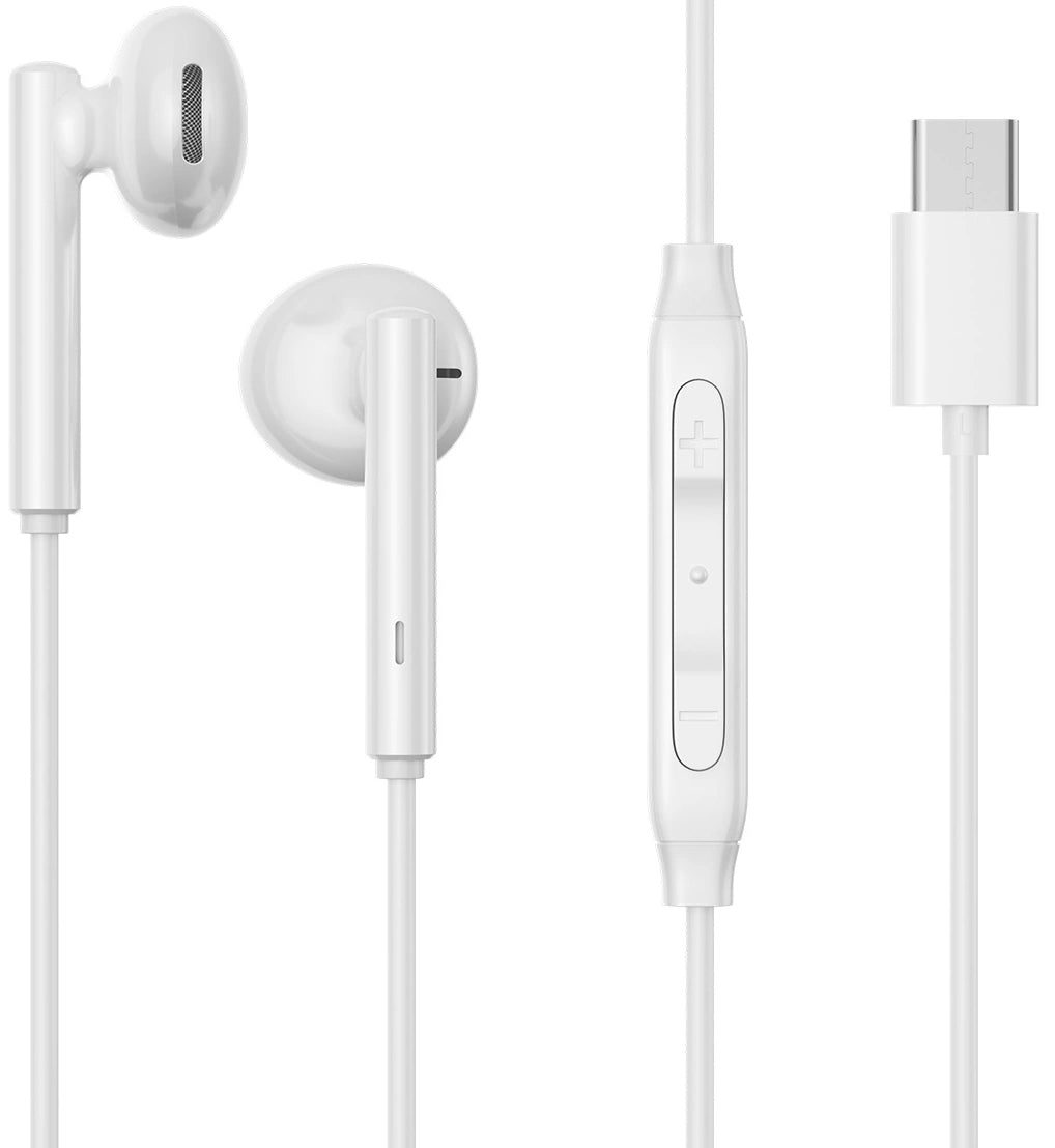 Handsfree USB-C Joyroom JR-EC05, White