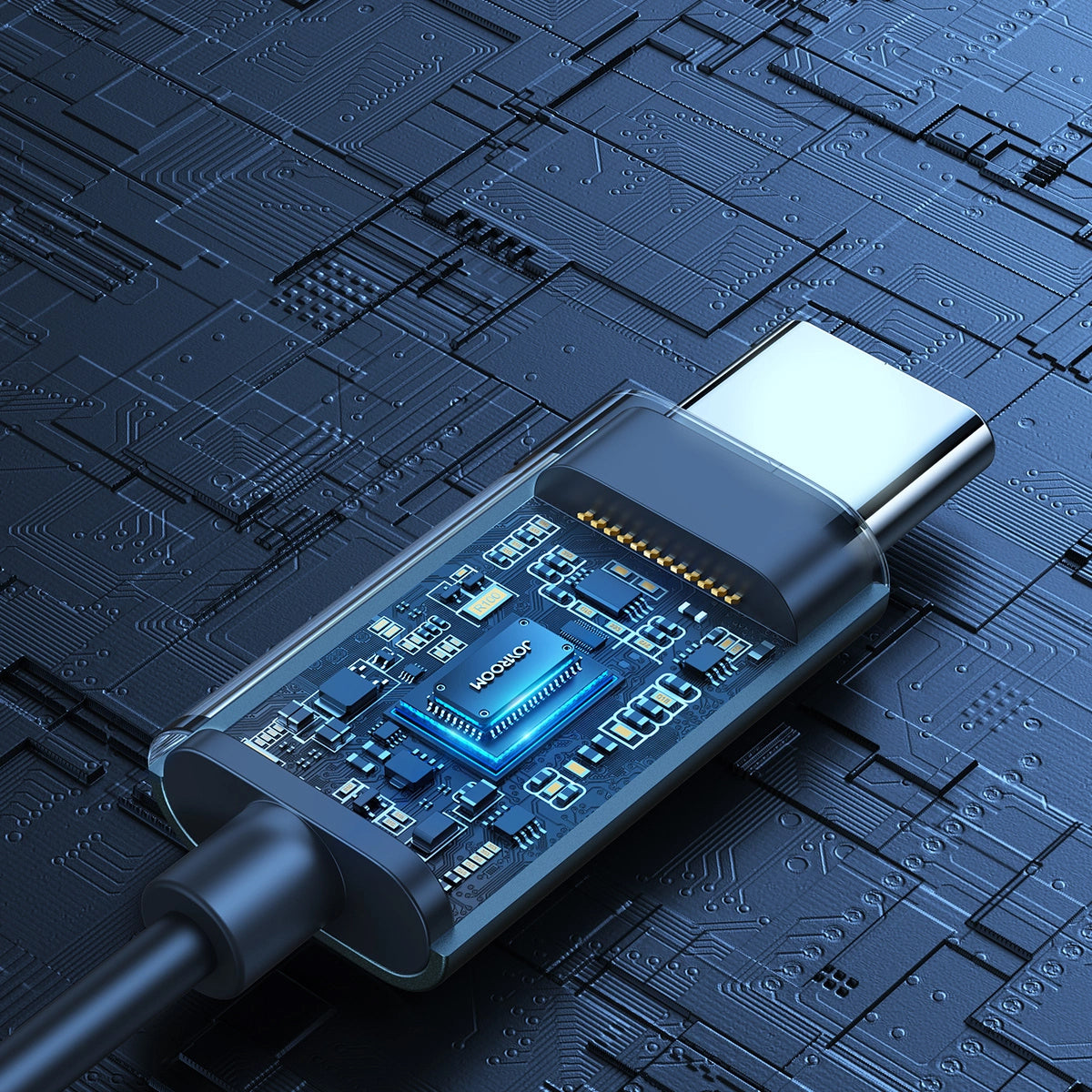 Handsfree USB-C Joyroom JR-EC06, Gray