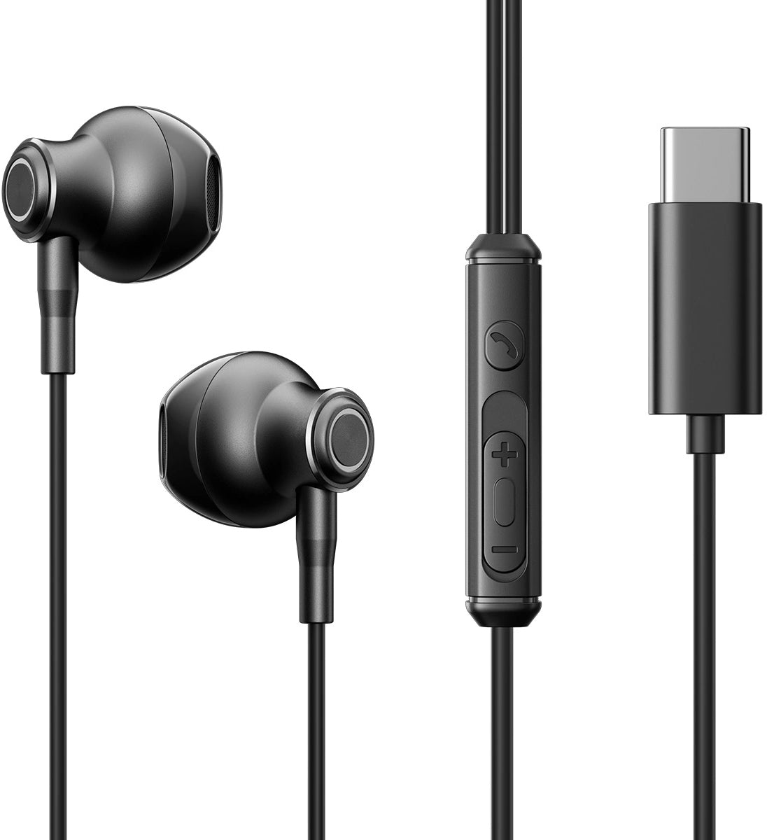 Handsfree USB-C Joyroom JR-EC07, Black