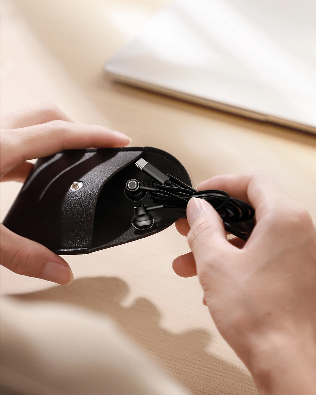 Handsfree USB-C Joyroom JR-EC07, Black