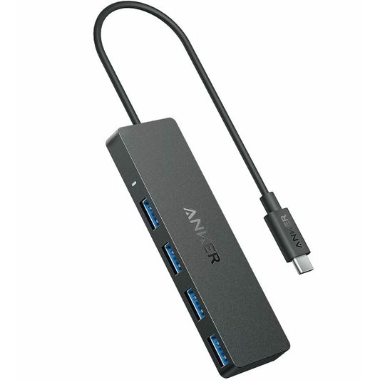 Anker USB-C Hub, 4 x USB-A 3.0, Black A8309G11 