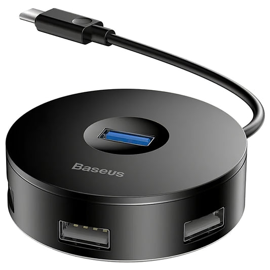 Baseus AirJoy USB-C Hub, 3 x USB-A - 1 x USB-A 3.0, Black CAHUB-G01 CAHUB-G01 