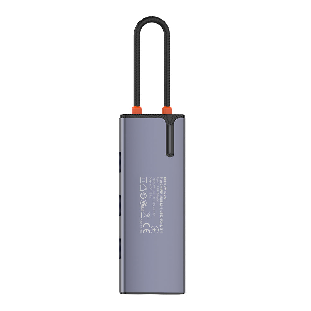 ColorWay CW-HUB03 USB-C Hub, 6in1, Silver