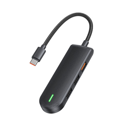 McDodo HU-1430 Star USB-C Hub, 5in1, Black