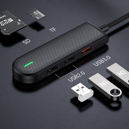 McDodo HU-1430 Star USB-C Hub, 5in1, Black