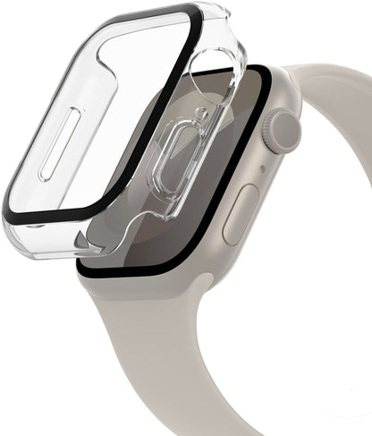 Belkin ScreenForce TemperedCurve Case for Apple Watch 40mm / 41mm Series, Transparent OVG003zzCL