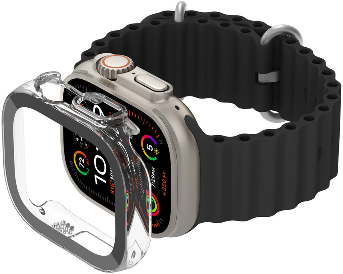 Belkin ScreenForce TemperedCurve Case for Apple Watch Ultra Series, Transparent OWA001zzCL