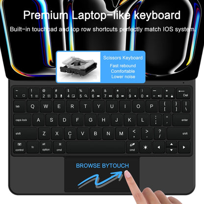 Keyboard Case for Apple iPad Pro 11 (2025) / (2024), Tech-Protect, SmartCase Magnetic, Black