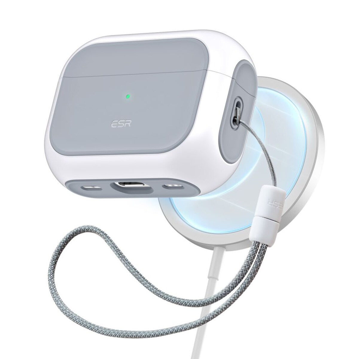 ESR Orbit Hybrid Case for Apple Airpods Pro 3, White