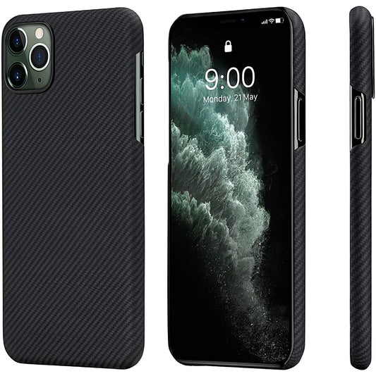 Case for Apple iPhone 11 Pro Max, Pitaka, Air Twill, Black KI1101MA