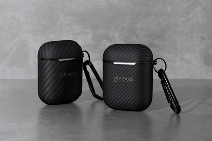 Pitaka Air Pal Case for Apple AirPods Gen 2 / Gen 1, Black APM1001