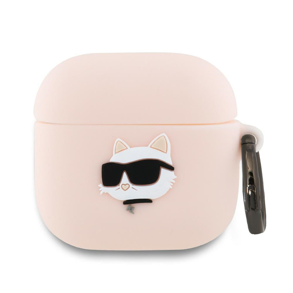 Karl Lagerfeld 3D Choupette's Head Case for Apple AirPods 4, Pink