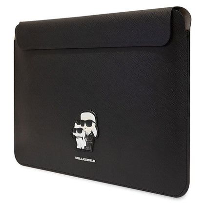 Karl Lagerfeld Saffiano Case for 14-inch Laptop, Black