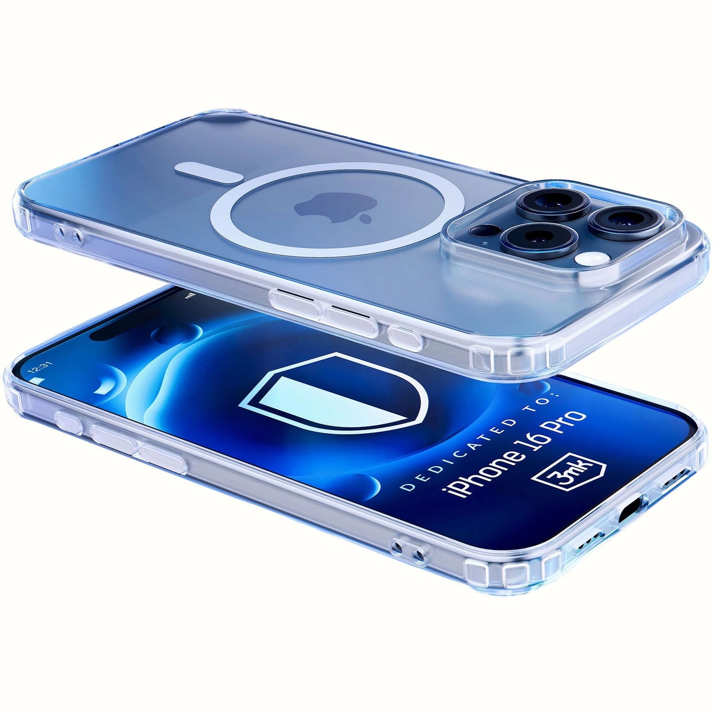 MagSafe Case for Apple iPhone 16 Pro, 3MK, MagCase, Transparent