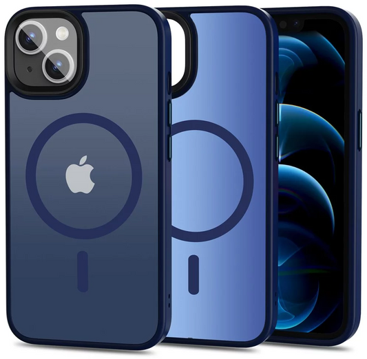 MagSafe Case for Apple iPhone 13, Tech-Protect, Magmat, Navy Blue