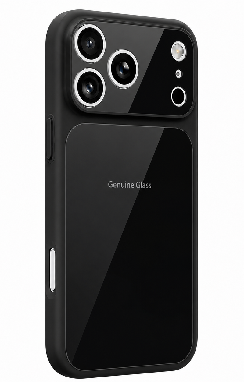 MagSafe Case for Apple iPhone 16, OEM, Genuine Glass, Black