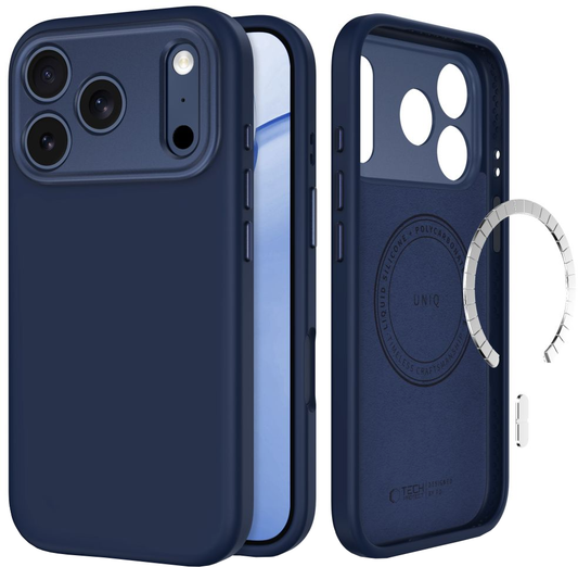 MagSafe Case for Apple iPhone 18 Pro / 17 Pro, Tech-Protect, Uniq CC, Navy Blue