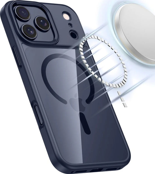 MagSafe Case for Apple iPhone 17 Pro, Tech-Protect, Magmat, Navy Blue
