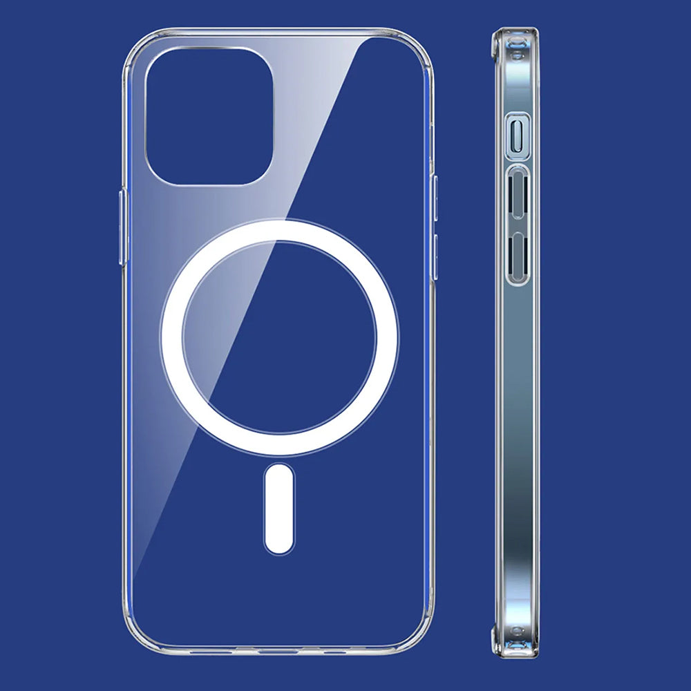 MagSafe Case for Apple iPhone 13, Techsuit, Pro, Transparent