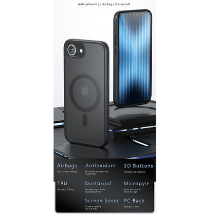 MagSafe Case for Apple iPhone 13, Techsuit, PureFrost, Matte Black