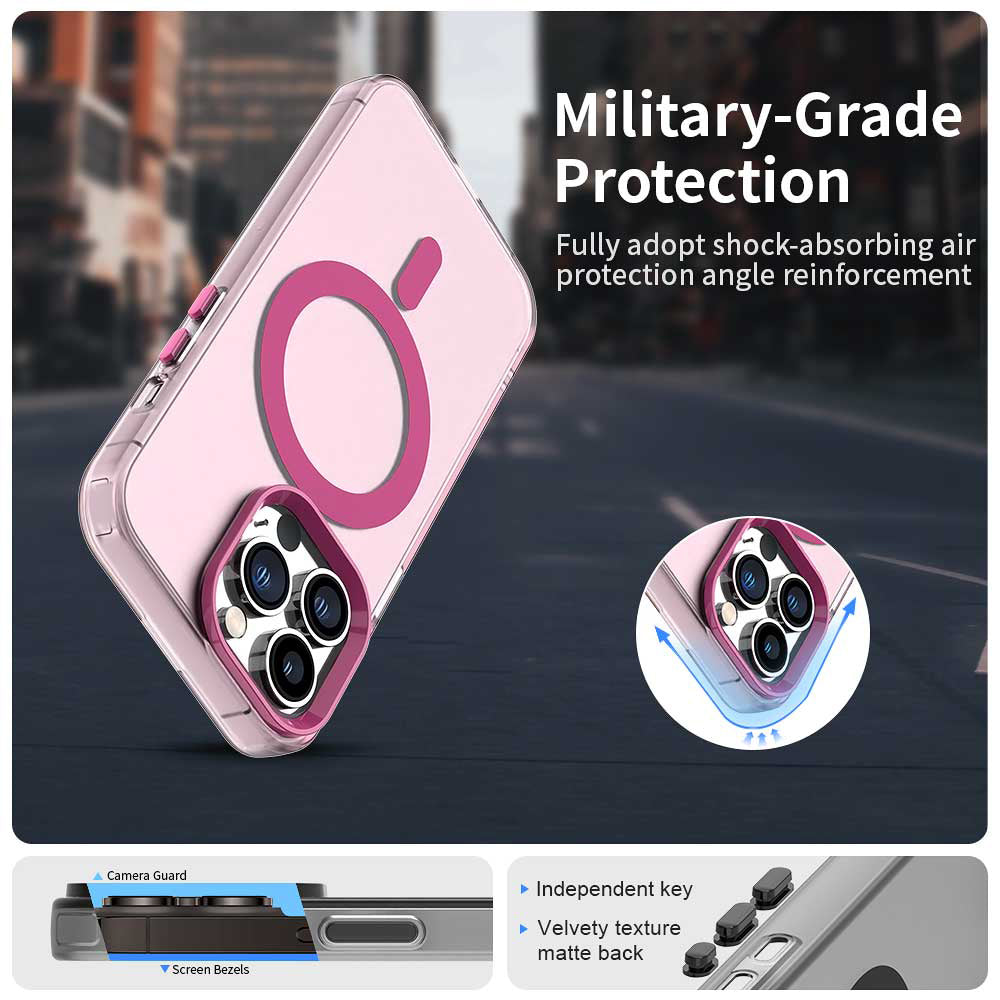 MagSafe Case for Apple iPhone 14 Pro, Techsuit, CandyCase, Pink