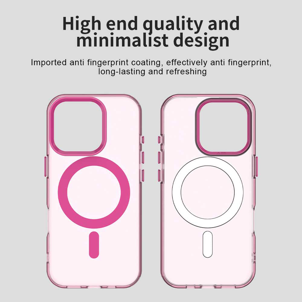 MagSafe Case for Apple iPhone 15 Pro, Techsuit, CandyCase, Pink