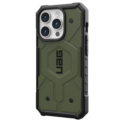 MagSafe Case for Apple iPhone 15 Pro, Urban Armor Gear, Pathfinder, Green