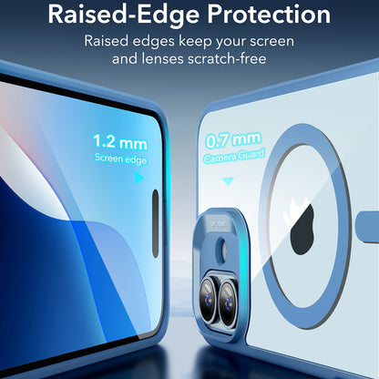 MagSafe Case for Apple iPhone 16, ESR, Classic Hybrid, Transparent Blue