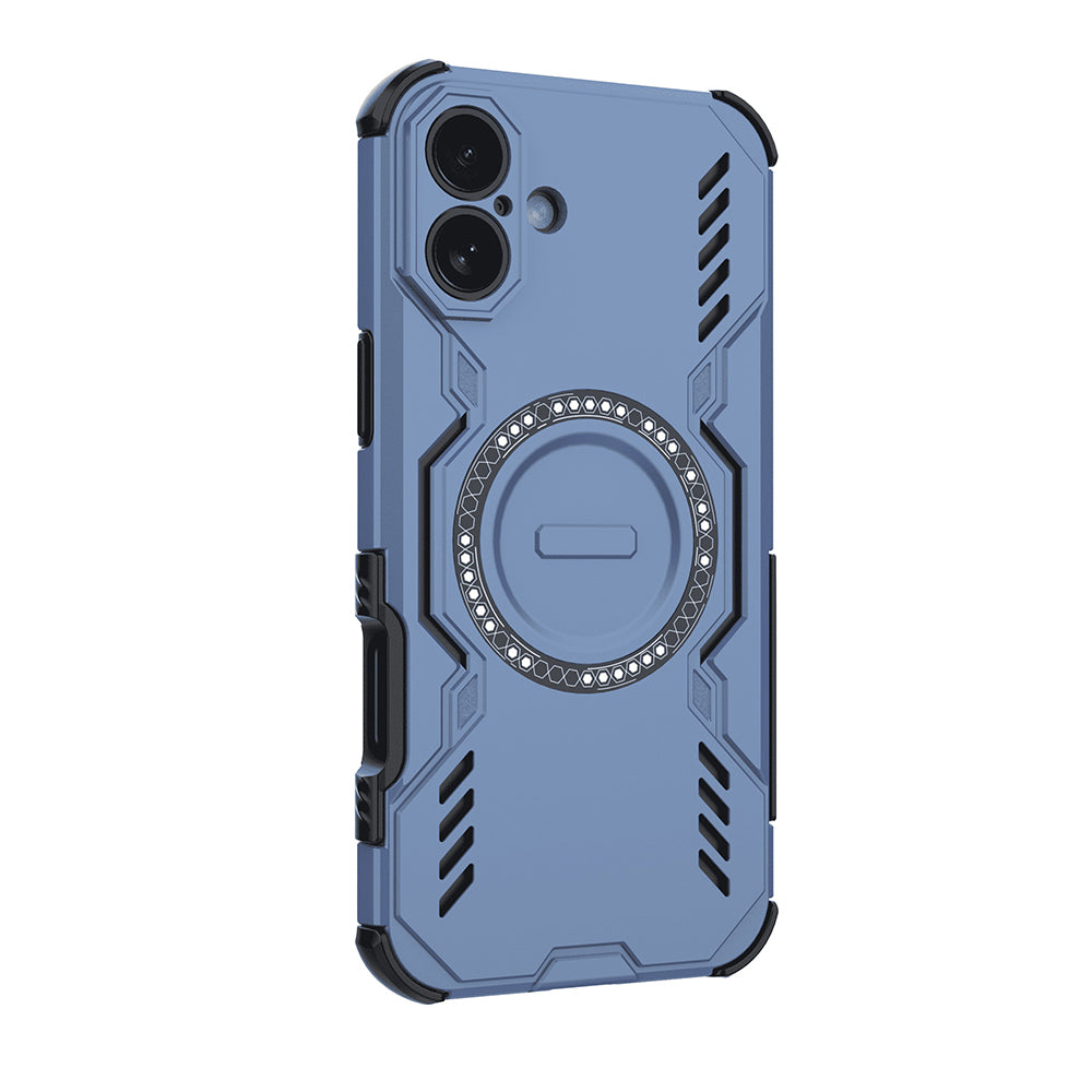 MagSafe Case for Apple iPhone 16 Plus, Techsuit, ArmorMag, Blue