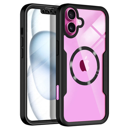 MagSafe Case for Apple iPhone 16 Plus, Techsuit, ColorVerse 360, Black