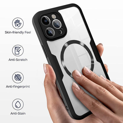 MagSafe Case for Apple iPhone 16 Plus, Techsuit, ColorVerse 360, Black