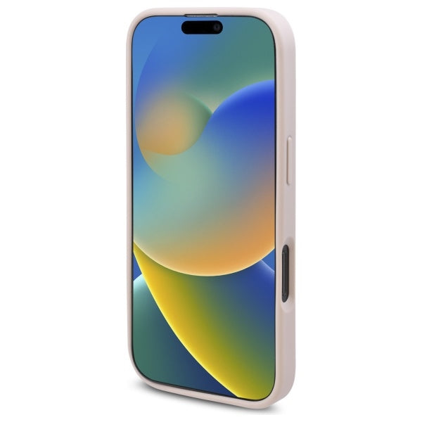 MagSafe Case for Apple iPhone 16 Pro Max, Guess, 4G Flowers Print, Pink