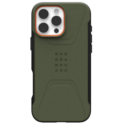 MagSafe Case for Apple iPhone 16 Pro Max, Urban Armor Gear, Civilian, Green