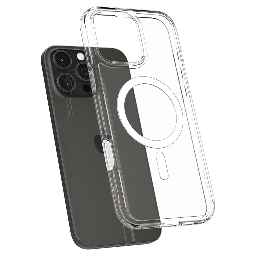 MagSafe Case for Apple iPhone 16 Pro, Spigen, Ultra Hybrid T, White ACS08512