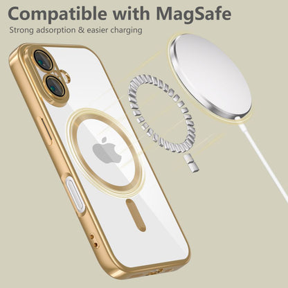MagSafe Case for Apple iPhone 17e / 16e, Techsuit, Luxury Crystal, Pink